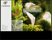 Tablet Screenshot of cambiumlandscape.com